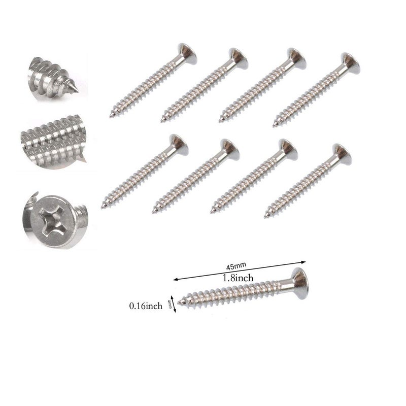 Lind Kitchen 2-Pack M5 Ceiling & Wall Mount Hanging Hardware Fitting Set 304 Stainless Steel Heavy Duty Square Pad Eye Hook Plate + Snap Hook for Yoga Hammock Swing Marine Boat Application - Image 5